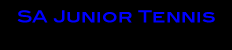 SA Junior Tennis
