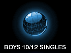Boys 10/12 Singles